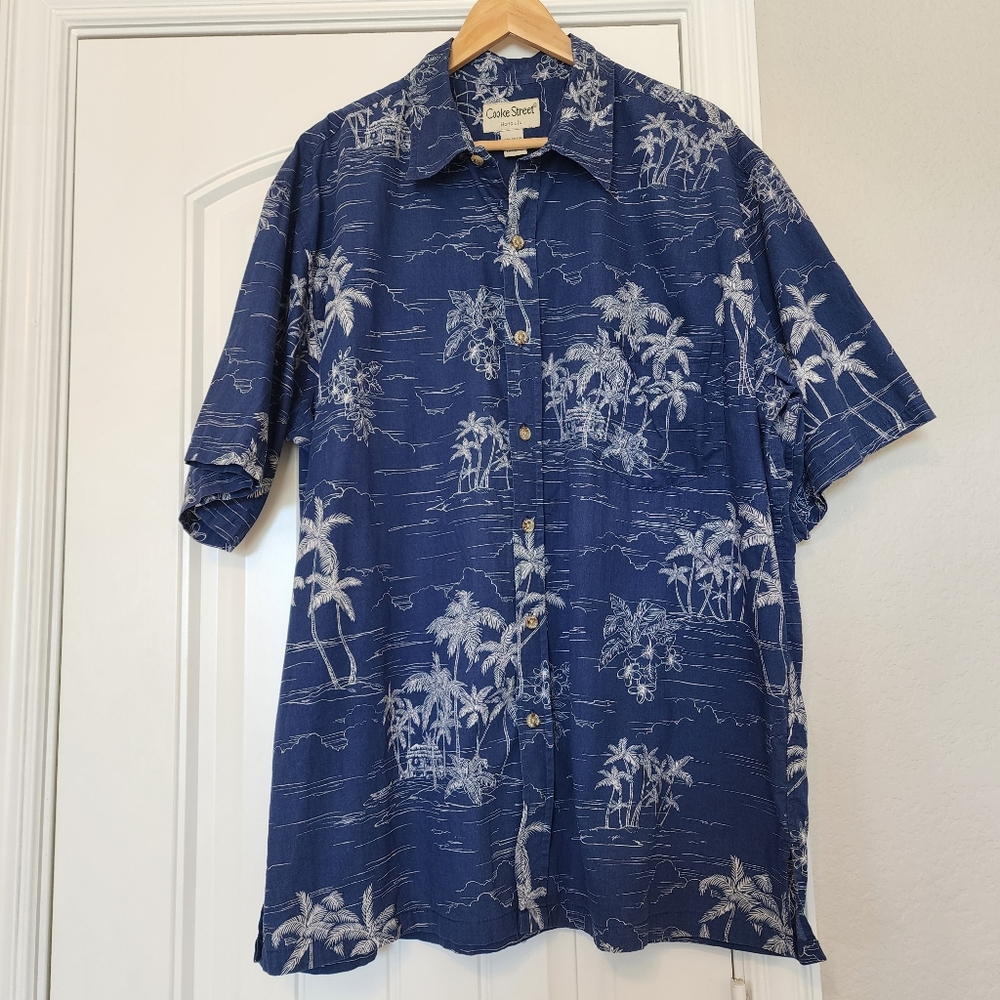 Cooke Street Men's Hawaiian Aloha Cotton Shirt